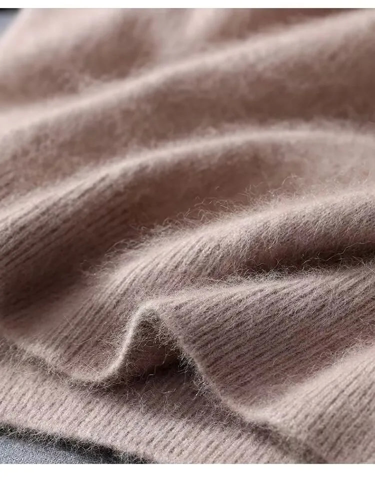 Męski dzianinowy T-shirt z krótkim rękawem i okrągłym dekoltem